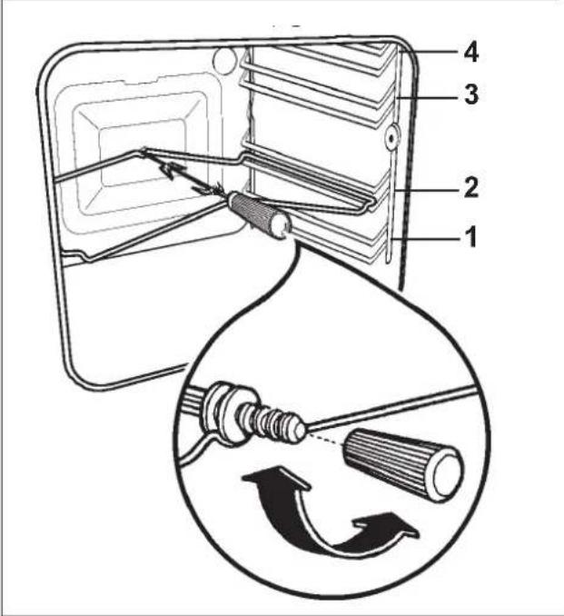 ZANUSSI ZCE 661 - Pour sortir la piece : - 3
