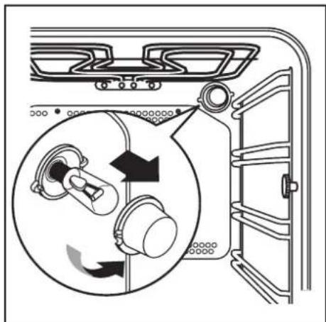ZANUSSI ZCE 661 - Austausch der Backofenlampe - 1