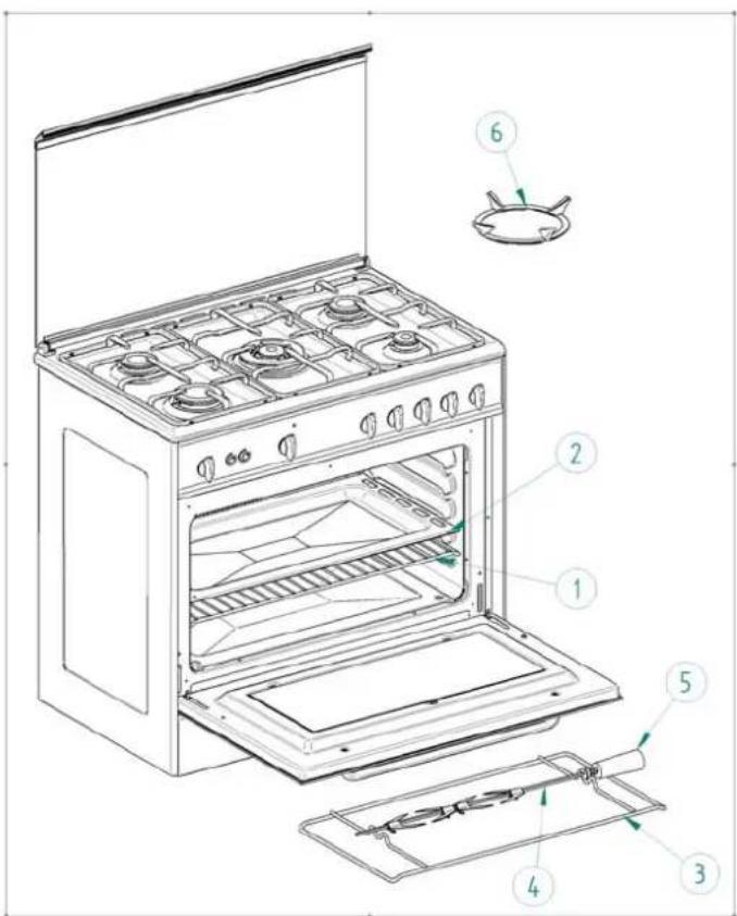 BESTRON LD85C41X - Für die Glastüren - 1