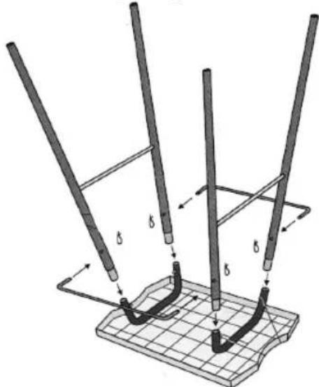 Cloer 6720 - Zusammenbauen des Standfußes - 1