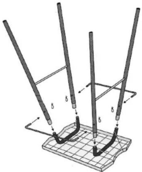 Cloer 6720 - Montaggio della base con piedi - 1
