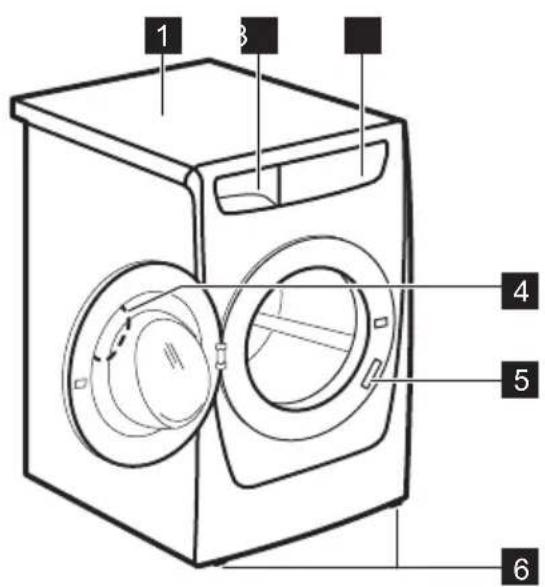 ZANUSSI ZWF 1210 - Vue d'ensemble de l'appareil - 1