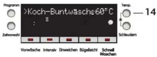 BLOMBERG WAF1560 - Temperaturwahl - 1