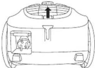 BESTRON AS1800E - REINIGUNG UND WARTUNG - Den Ausblasfilter ersetsen - 1