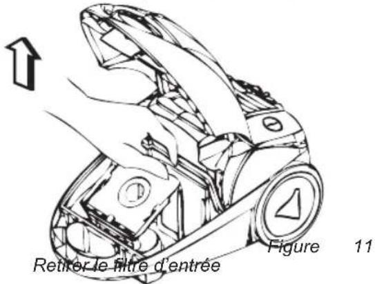 BESTRON AS1500R - NETTOYAGE ET ENTRETIEN - Retirer le filtr de entrance - 1