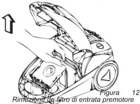 BESTRON AS1500R - PULIZIA E MANUTENZIONE - Plizia o sostituzione del filtro entrata premotore - 1