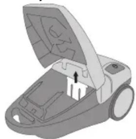 BESTRON DBB2500E - LIMPIEZA Y MANTENIMIENTO - Limpiar o sustituir el filtro de entrada - 1