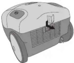 BESTRON DBB2500E - REINIGING EN ONDERHOUD - Het uitblaasfilter reinigen of vervangen - 1