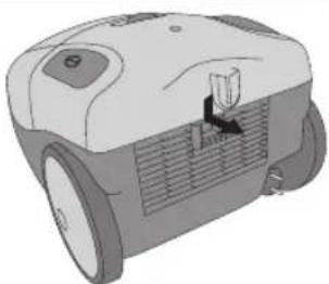 BESTRON DBB2500E - REINIGUNG UND WARTUNG - Den Ausblasfilter reinigen oder ersetzen - 1