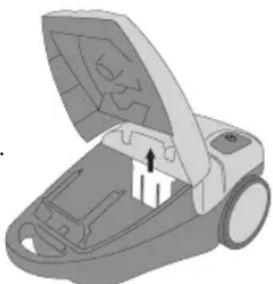 BESTRON DBB2500E - PULIZIA E MANUTENZIONE - Pulizia o sostituzione del filtro di entrata premotore - 1