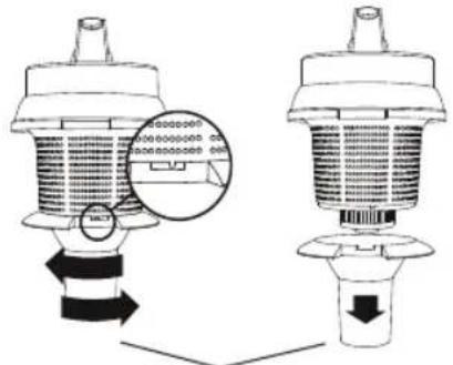 BESTRON A2400ECB - PULIZIA E MANUTENZIONE - Pulizia o sostituzione del filtrlo HEPA - 3