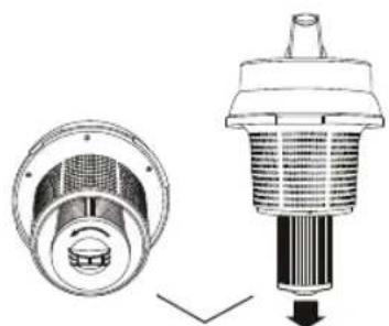BESTRON A2400ECB - PULIZIA E MANUTENZIONE - Pulizia o sostituzione del filtrlo HEPA - 4