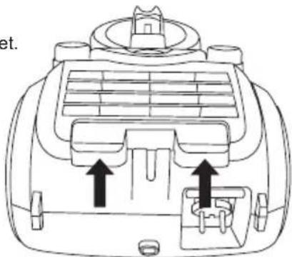 BESTRON A1800S - Cleaning of replacing the exhaust filter - 1