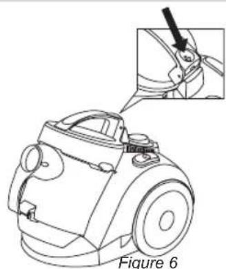 BESTRON A1500SR - CLEANING AND MAINTENANCE - Removing waste from the dust receptacle - 1