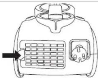 BESTRON A1500SR - CLEANING AND MAINTENANCE - Cleaning or replacing the exhaust filter - 1