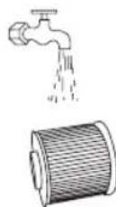 BESTRON A1500SR - CLEANING AND MAINTENANCE - Cleaning or replacing the HEPA filter - 4