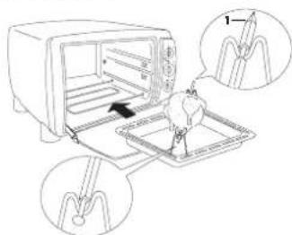 DELONGHI EO1831 - CUISSON GRIL AU TOURNEBROCHE (SI PREVU) - 6