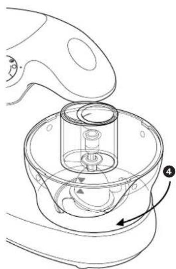 DELONGHI KM 180 - gebruik van het mes - 2