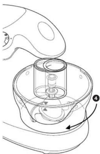 DELONGHI KM 180 - to use the knife blade - 2