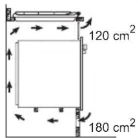 ZANUSSI ZEE3921I - Keulenmeubel met oven - 2