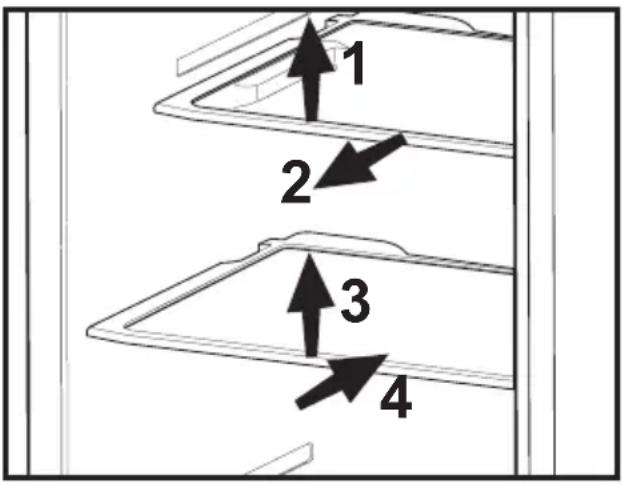 BLOMBERG KWS 9220 X - Verschiebbare Ablagen - 1