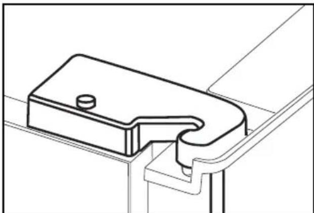 BLOMBERG KWS 9220 X - Ajustar o espaço entre a porta superior - 5