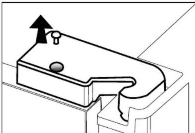 BLOMBERG KWS 9220 X - Tarpelio tarp viršutinių durelių reguliavimas - 2