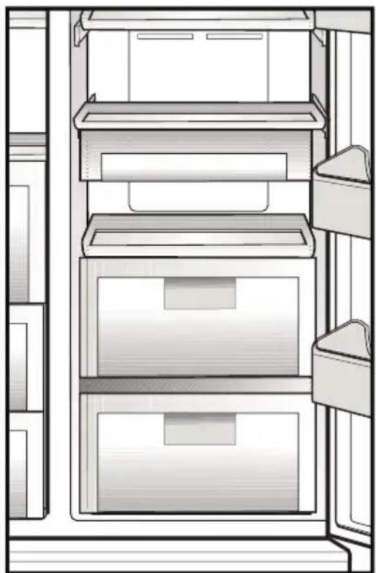 BLOMBERG KWS 9220 X - Ledukų dėklo naudojimas - 2