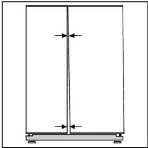 BLOMBERG KWS 9220 X - Tarpelio tarp viršutinių durelių reguliavimas - 1