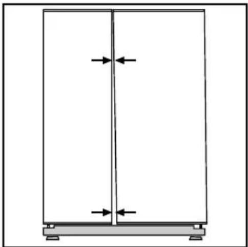 BLOMBERG KWS 9220 X - Adjusting the gap between the upper door - 1