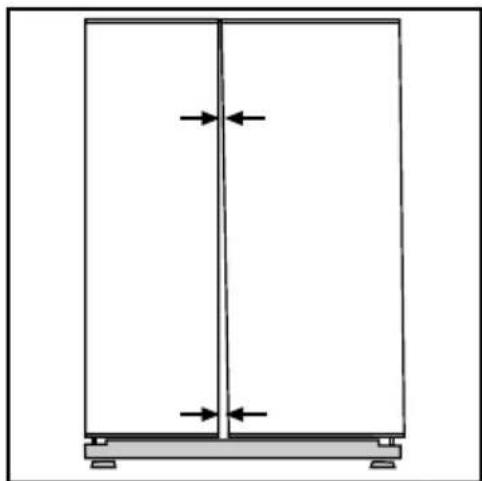 BLOMBERG KWS 9220 X - Spalt zwischen den Türen anpassen - 1