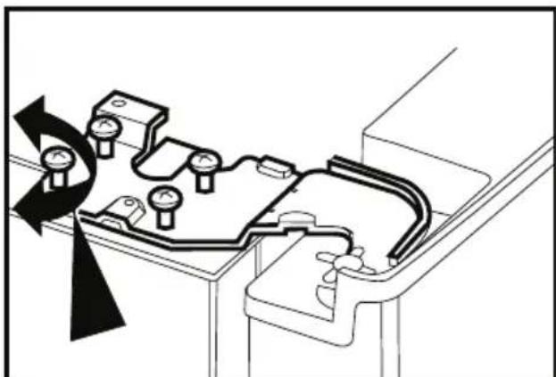 BLOMBERG KWS 9220 X - Adjusting the gap between the upper door - 5
