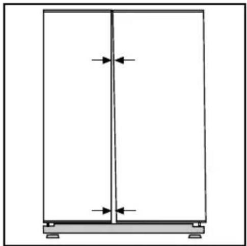 BLOMBERG KWS 9220 X - Regolazione della distanza tra la porta superiore - 1