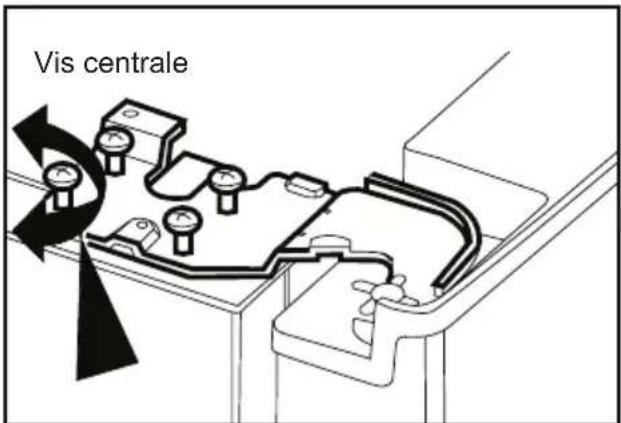 BLOMBERG KQD1250XA - Réglage du jeu entre les portes supérieures - 4