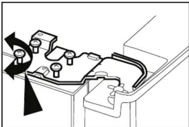 BLOMBERG KQD 1360E - Adjusting the gap between the upper door - 3