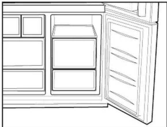 BLOMBERG KQD 1360E - Flexi Zone Storage Compartment - 1