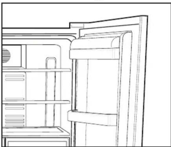 BLOMBERG KQD 1360 X A - Τμήμα για βούτυρο &amp; τυρί - 1