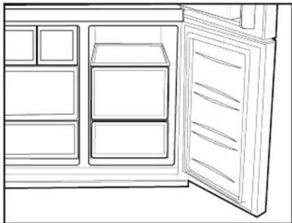 BLOMBERG KQD 1360 X A - Flexi Zone Storage Compartment - 1