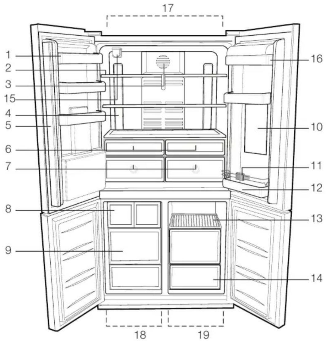 BLOMBERG KQD 1360 X A - The refrigerator - 1
