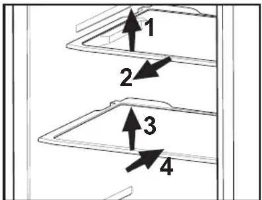 BLOMBERG KQD 1360 X A - Συρόμενα ράφια θαλάμου - 1