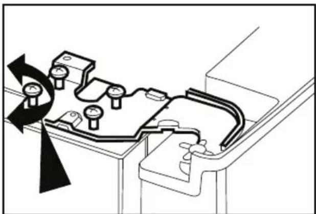 BLOMBERG KQD 1360 X A - Ρύθμιση του διακένου από την πάνω πόρτα - 3