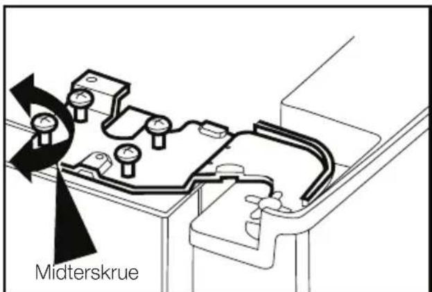 BLOMBERG KQD 1251 X A - Justering af afstanden mellem overste lage - 5