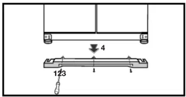 BLOMBERG KQD 1251 X A - Ajuste do nivelamento do pavimento - 2