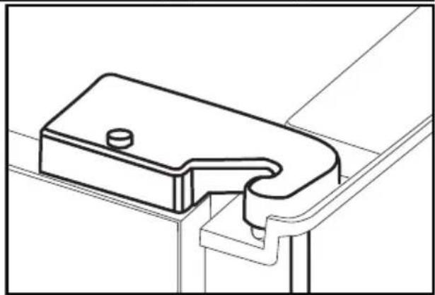 BLOMBERG KQD 1251 X A - Réglage du jeu entre les portes supérieures - 5