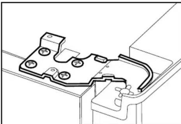 BLOMBERG KQD 1251 X A - Ajustar o espaço entre a porta superior - 3