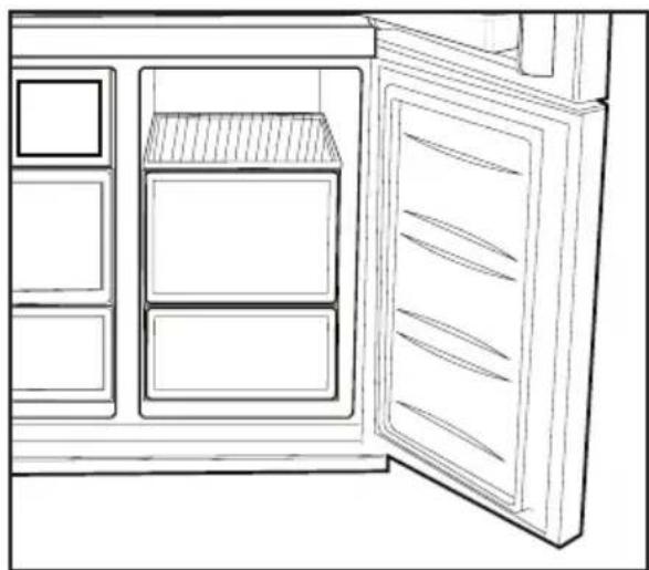 BLOMBERG KQD 1251 X A - Flexi Zone Storage Compartment - 1