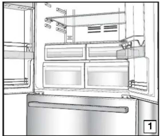 BLOMBERG KND 9950 XA - Icematic en ijsbakje - 2