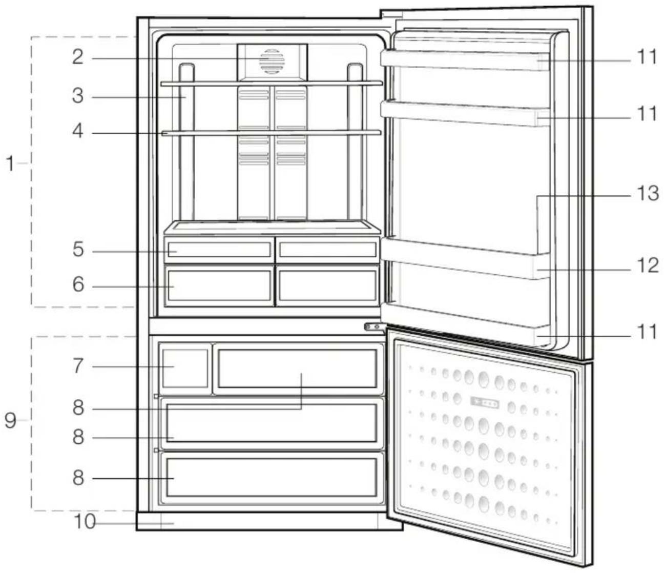 BLOMBERG KND 9950 XA - Votre réfrigérateur - 1