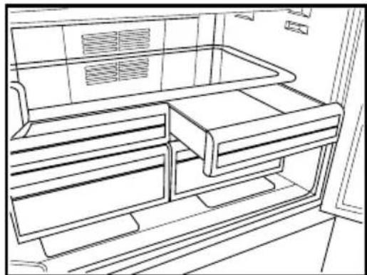 BLOMBERG KND 9950 XA - Compartiment Zone fraîche - 1