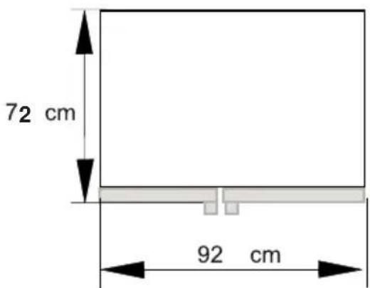 72 cm 92 cm